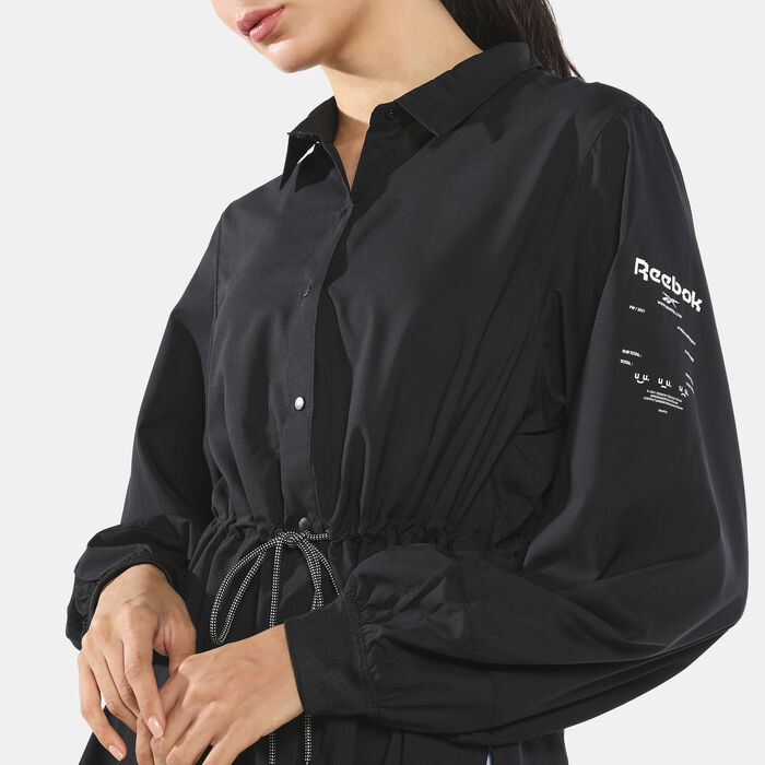 Women's Collared Cover-Up Shirt Women's Collared Cover-Up Shirt image number 3