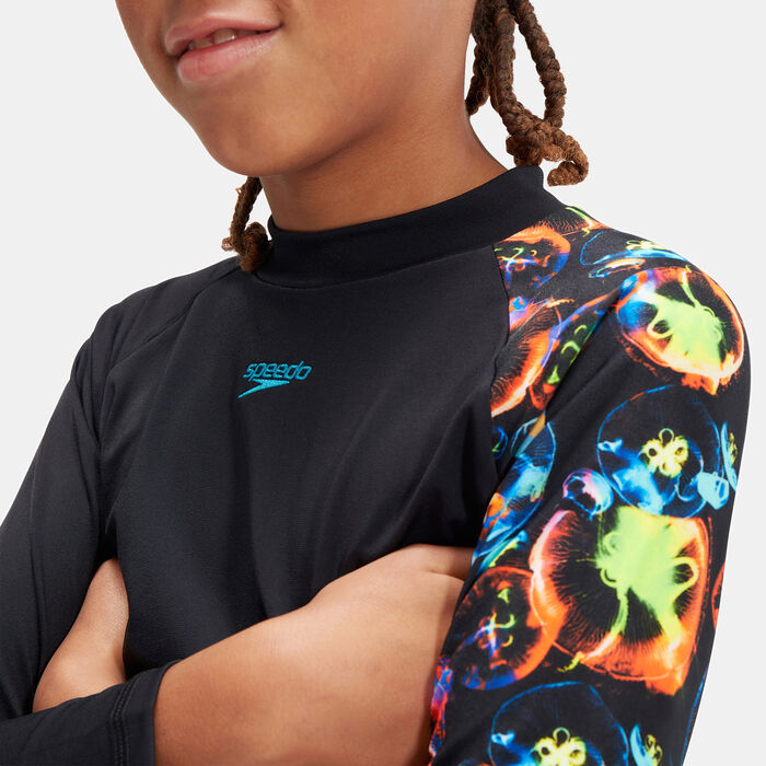 Kids' Digital Printed Long Sleeve Rashguard image number 3