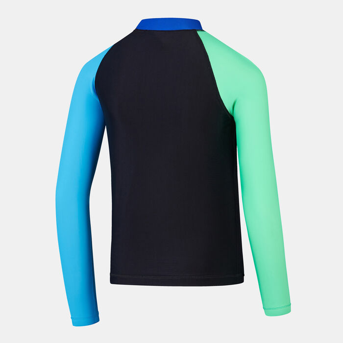 Kids' Colourblock Rashguard and Jammers Set Kids' Colourblock Rashguard and Jammers Set image number 1