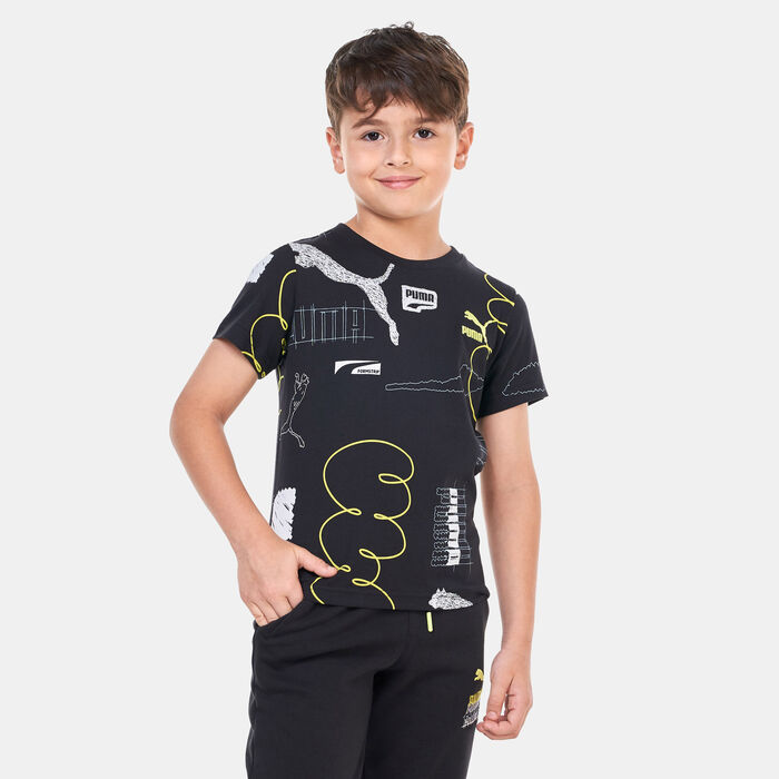 Kids' Classic Brand Love Allover Print T-Shirt Kids' Classic Brand Love Allover Print T-Shirt image number 0