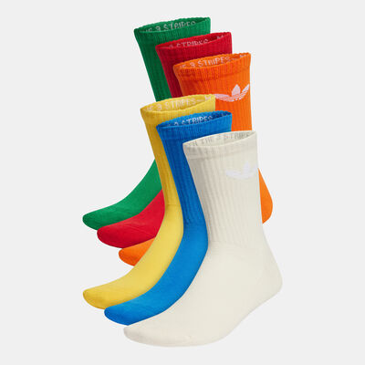 Men's Trefoil Cushion Crew Socks (6 Pairs) Men's Trefoil Cushion Crew Socks (6 Pairs)