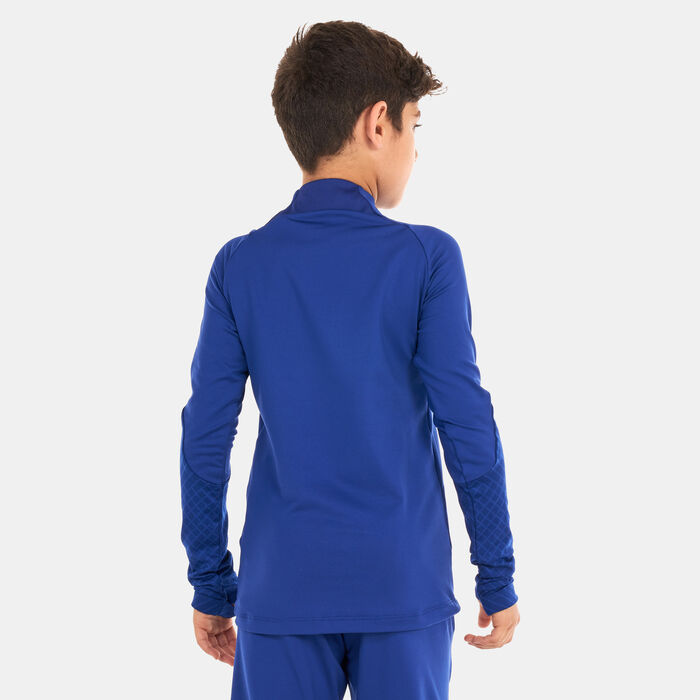 Kids' 1/4 Zip FC Barcelona Dri-FIT Strike Drill Top Kids' 1/4 Zip FC Barcelona Dri-FIT Strike Drill Top image number 1