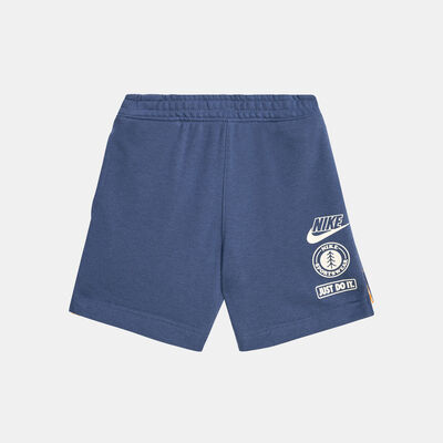 Kids' Sportswear 'Leave No Trace' French Terry Taping Shorts (Younger Kids)