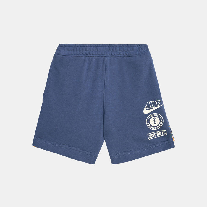 Kids' Sportswear 'Leave No Trace' French Terry Taping Shorts (Younger Kids) image number 0