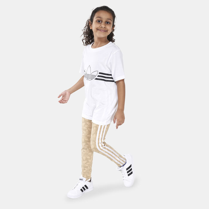 Kids' High-Waisted Allover Print Leggings Kids' High-Waisted Allover Print Leggings image number 2