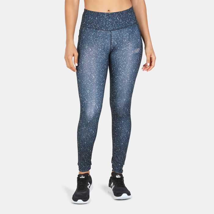 Women's Printed Impact Run Leggings Women's Printed Impact Run Leggings image number 0