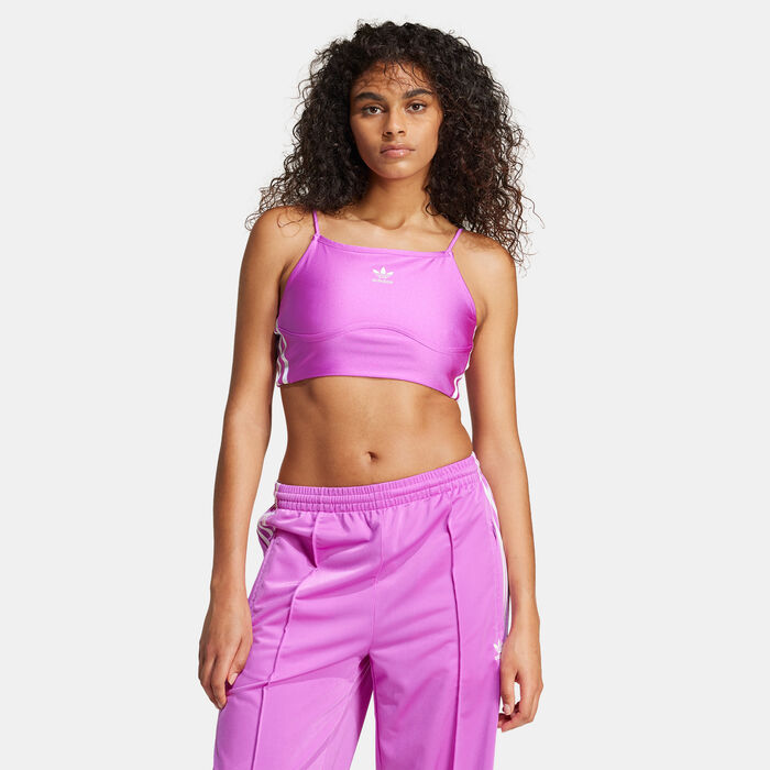 Women's 3-Stripes Crop Top Women's 3-Stripes Crop Top image number 0