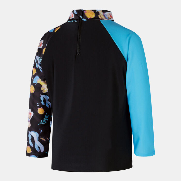 Kids' Digital Long Sleeve Swimming Rashguard Kids' Digital Long Sleeve Swimming Rashguard image number 1