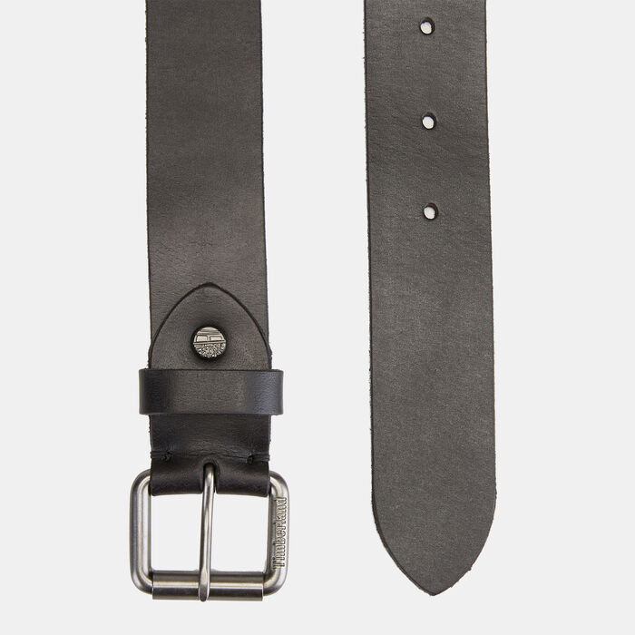 Roller-Buckle Buffalo Leather Belt image number 1