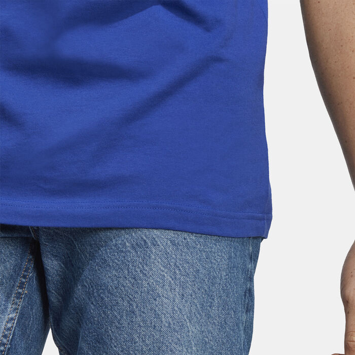 Men's Essentials Linear Embroidered Logo T-Shirt Men's Essentials Linear Embroidered Logo T-Shirt image number 4