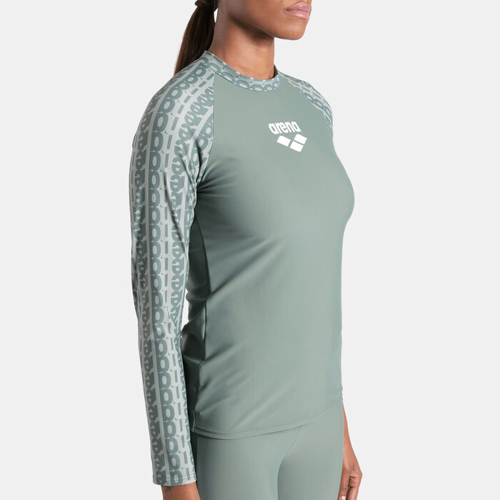 Women's Modesty Swimming Rashguard Women's Modesty Swimming Rashguard image number 4