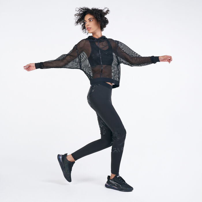 Women's Untamed Mesh Training Hoodie Women's Untamed Mesh Training Hoodie image number 2