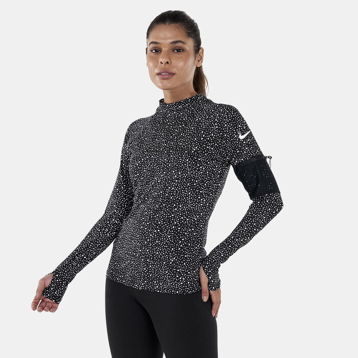 Women's Water Dots Long Sleeve Rashguard image number 0