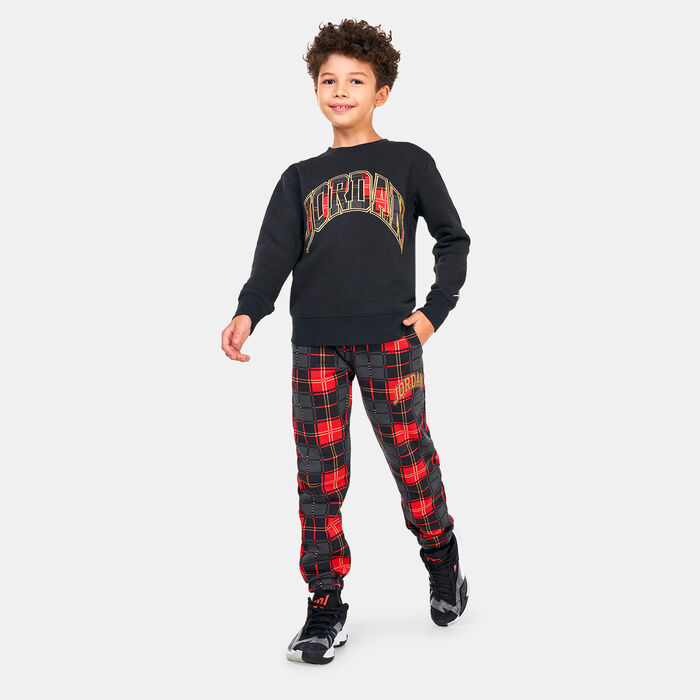 Kids' Essentials Plaid Sweatpants Kids' Essentials Plaid Sweatpants image number 2