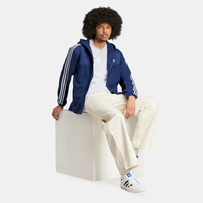 Men's Adicolor 3-Stripes Teddy Fleece Hoodie Men's Adicolor 3-Stripes Teddy Fleece Hoodie image number 2