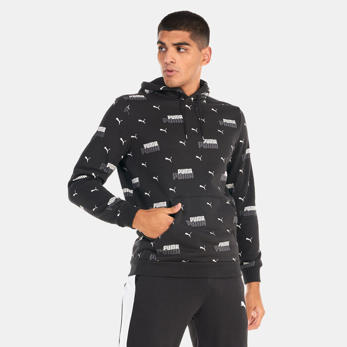 Men's Essentials+ Logo Power Printed Hoodie Men's Essentials+ Logo Power Printed Hoodie image number 0