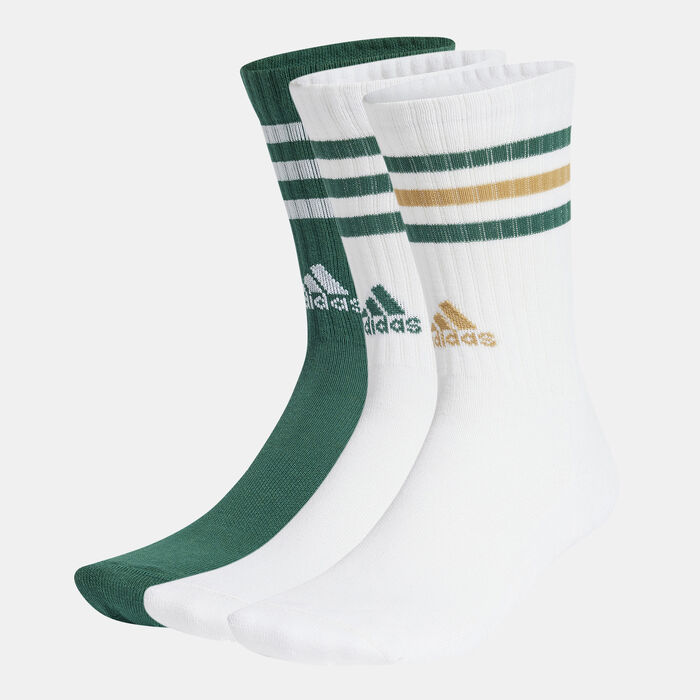Men's 3-Stripes Cushioned Crew Socks (3 Pack) Men's 3-Stripes Cushioned Crew Socks (3 Pack) image number 0