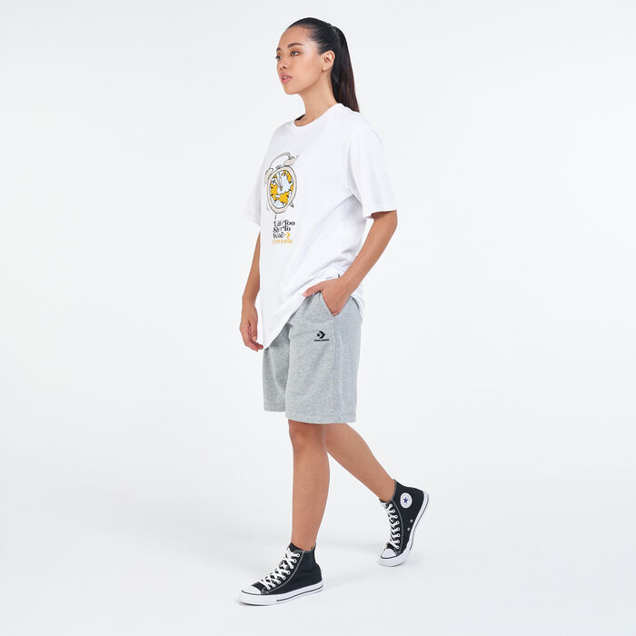 Star Chevron Embroidered Shorts image number 5