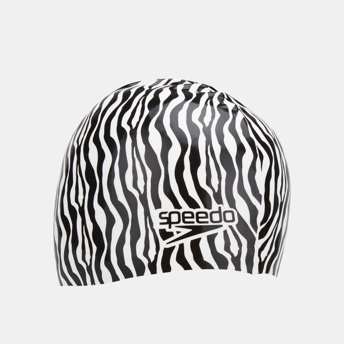 Slogan Print Swimming Cap Slogan Print Swimming Cap image number 0