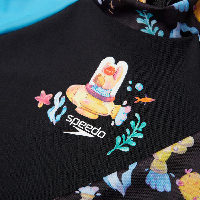 Kids' Digital Long Sleeve Swimming Rashguard Kids' Digital Long Sleeve Swimming Rashguard image number 3