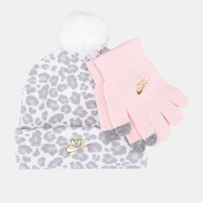 Kids' Futura Beanie And Gloves Set Kids' Futura Beanie And Gloves Set image number 0