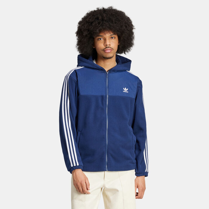 Men's Adicolor 3-Stripes Teddy Fleece Hoodie Men's Adicolor 3-Stripes Teddy Fleece Hoodie image number 0