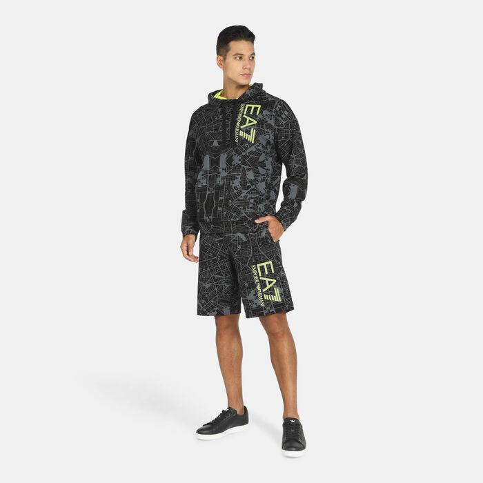 Men's Allover Print Hoodie image number 2