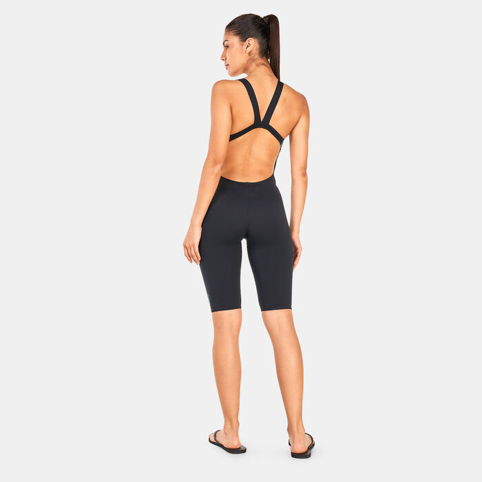Women's Leaderback Swimming Kneesuit Women's Leaderback Swimming Kneesuit image number 1