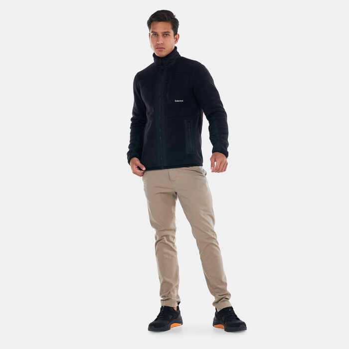 Men's Mix Media Sherpa Fleece Jacket Men's Mix Media Sherpa Fleece Jacket image number 2