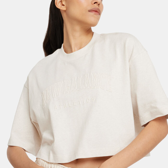 Women's Embossed Graphic Jersey T-Shirt image number 3