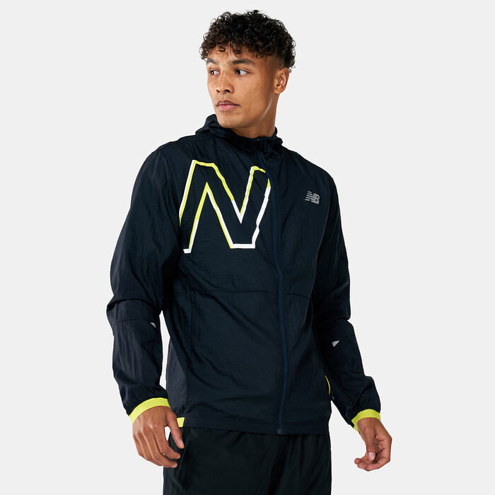 Men's Printed Impact Run Light Pack Jacket Men's Printed Impact Run Light Pack Jacket image number 0