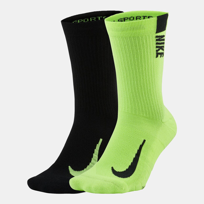 Multiplier Running Crew Socks (2 Pairs) Multiplier Running Crew Socks (2 Pairs) image number 1