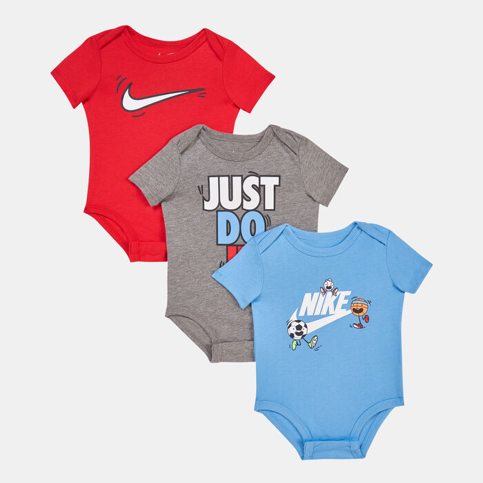 Kids' Sportswear Nikemoji Bodysuit - 3 Pack (Baby and Toddler) Kids' Sportswear Nikemoji Bodysuit - 3 Pack (Baby and Toddler) image number 0