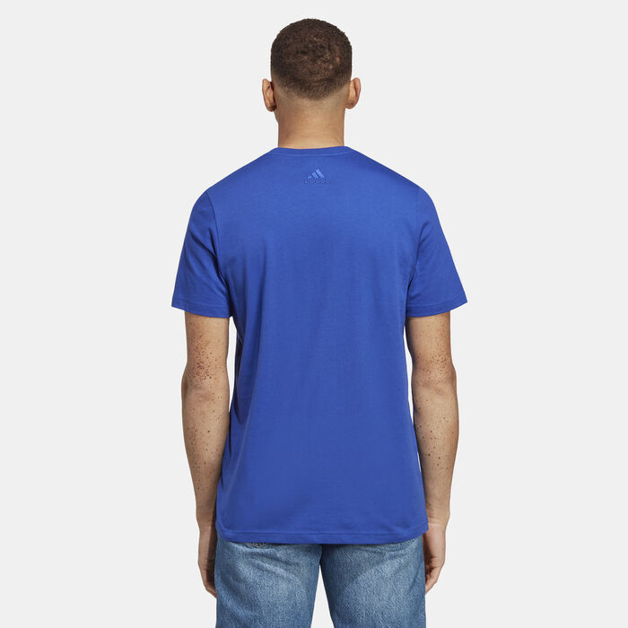 Men's Essentials Linear Embroidered Logo T-Shirt Men's Essentials Linear Embroidered Logo T-Shirt image number 1