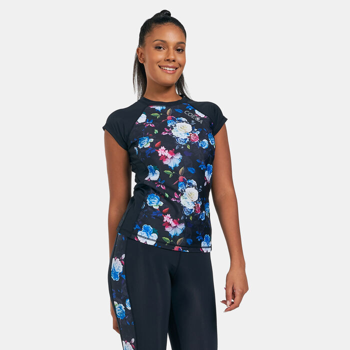 Women's Capped Sleeves Rashguard image number 0