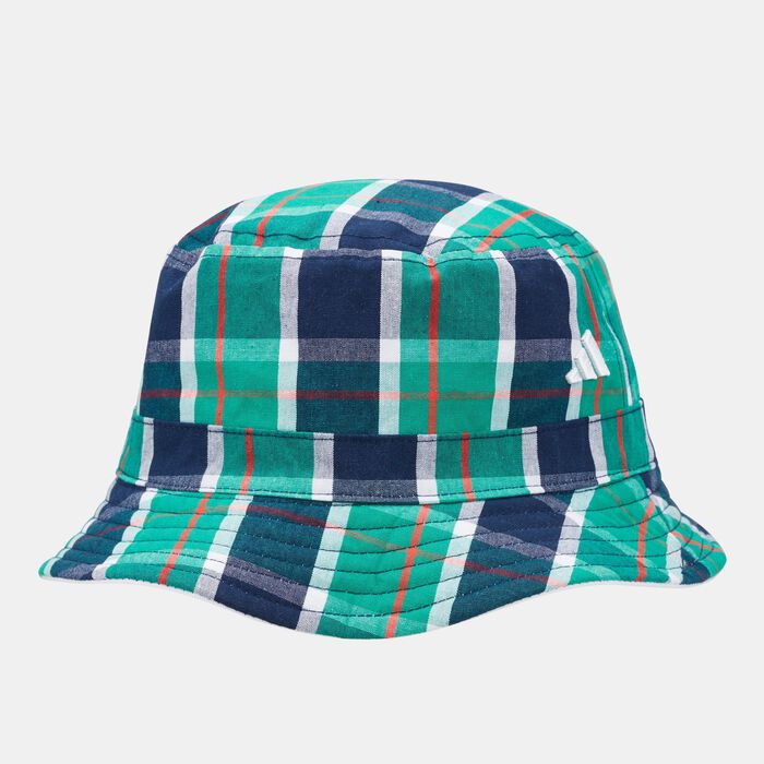 Men's Plaid Reversible Golf Bucket Hat image number 2
