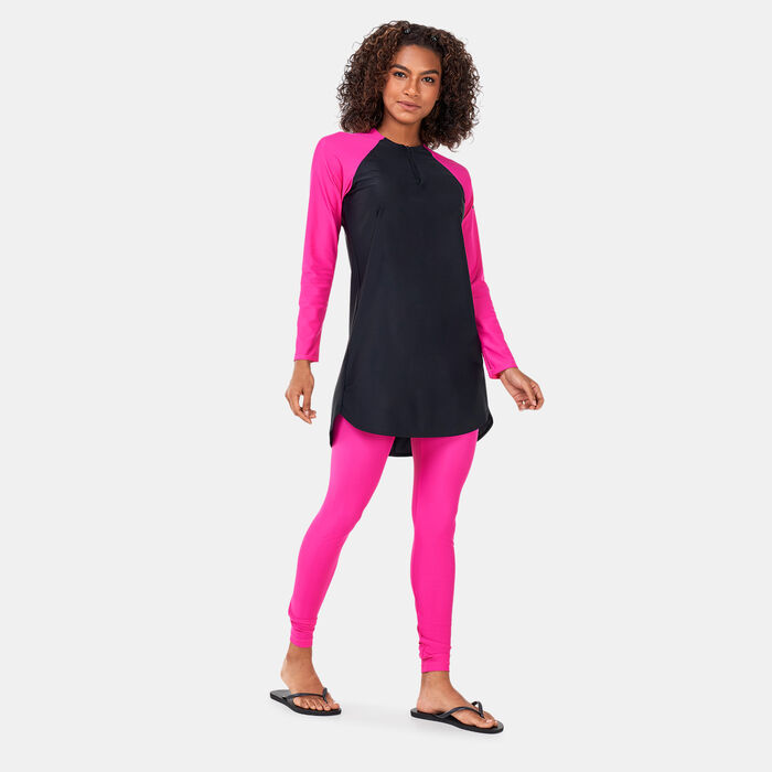 Women's Slim Fit Swimming Leggings Women's Slim Fit Swimming Leggings image number 2