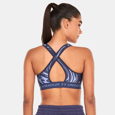 Women's Armour Medium Support Printed Sports Bra