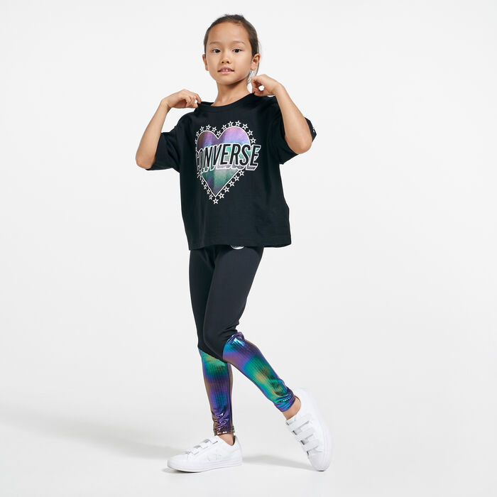 Kids' Glossy Leggings image number 2