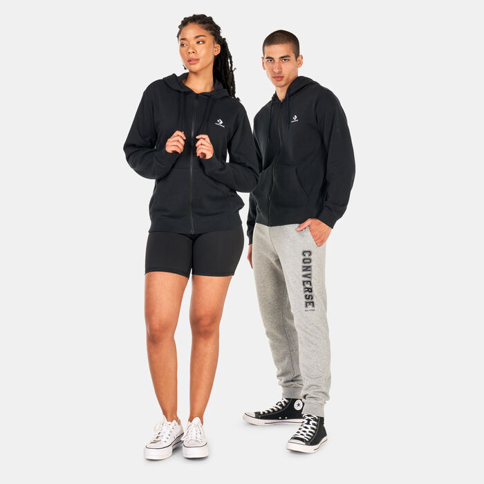 Star Chevron Embroidered Classic Full-Zip Hoodie image number 2