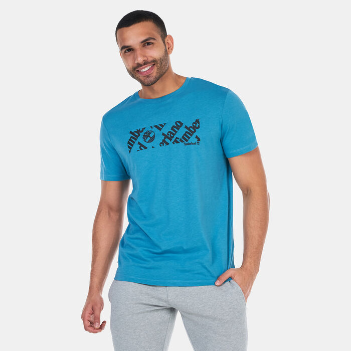 Men's Linear Logo Print T-Shirt Men's Linear Logo Print T-Shirt image number 0
