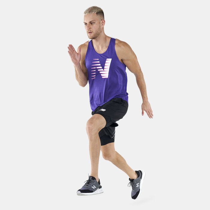 Men's Printed Fast Flight Tank Top image number 2