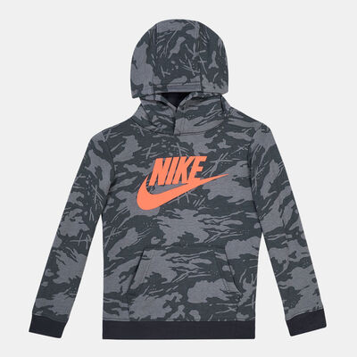 Kids' Sportswear Club Camo Fleece Hoodie