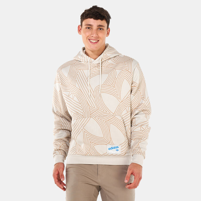 Men’s Original Athletic Club Print Allover Hoodie Men’s Original Athletic Club Print Allover Hoodie image number 0