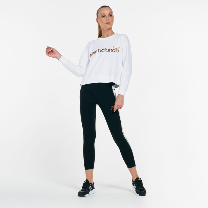 Women's Essentials Botanical Crew Sweatshirt Women's Essentials Botanical Crew Sweatshirt image number 2