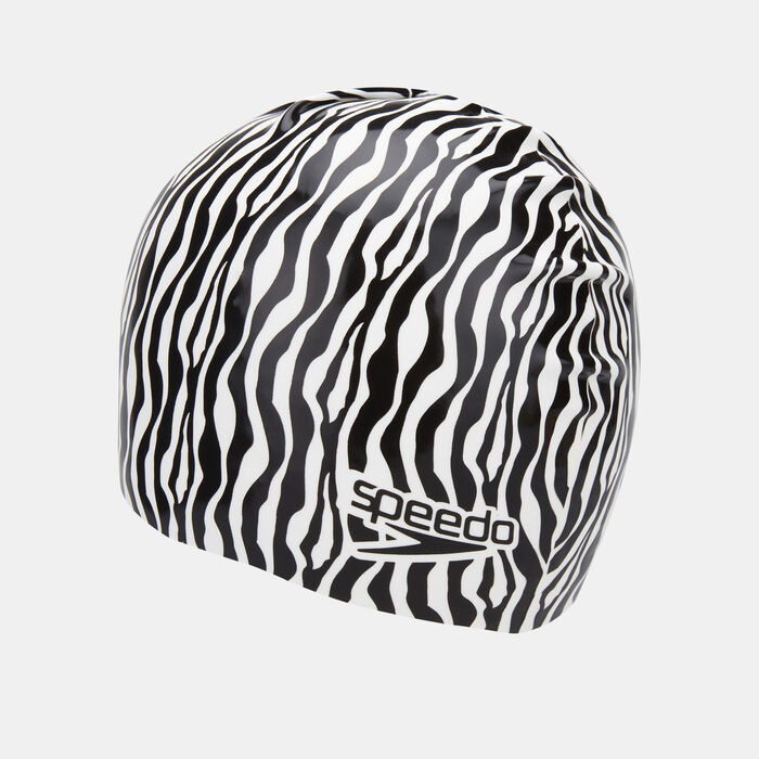 Slogan Print Swimming Cap Slogan Print Swimming Cap image number 1