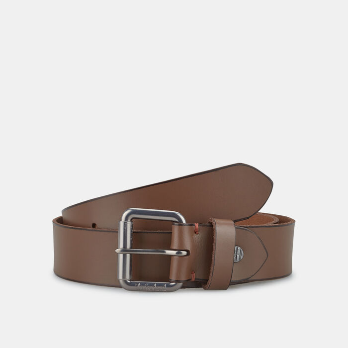 Roller-Buckle Buffalo Leather Belt image number 0