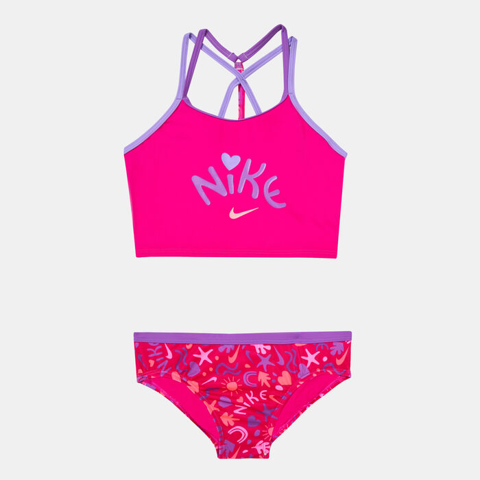 Kids' Fun Forest T-Crossback Midkini Two-Piece Swimsuit Kids' Fun Forest T-Crossback Midkini Two-Piece Swimsuit image number 0