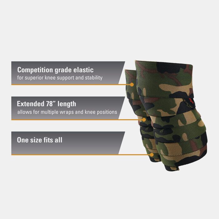 Red Line Knee Wraps (One Size) Red Line Knee Wraps (One Size) image number 3