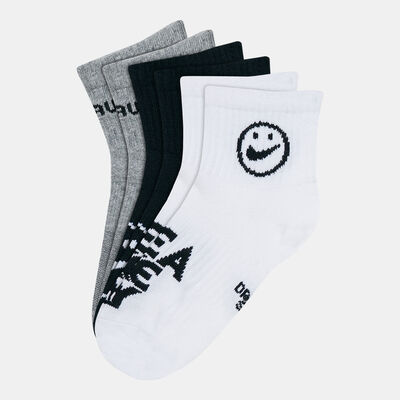 Kids' Everyday Lightweight Ankle Socks - 3 Pack (Older Kids)